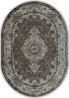 Ковер Dolce D414 brown овал