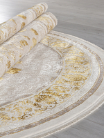 Ковер Zarina A123B CREAM/GOLD FDY Овал