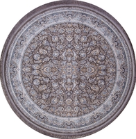 Ковер Иранский Farsi 1200 G256 grey круг 